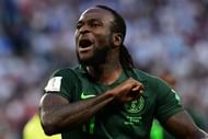 Moses produced a calm head in front of goal
